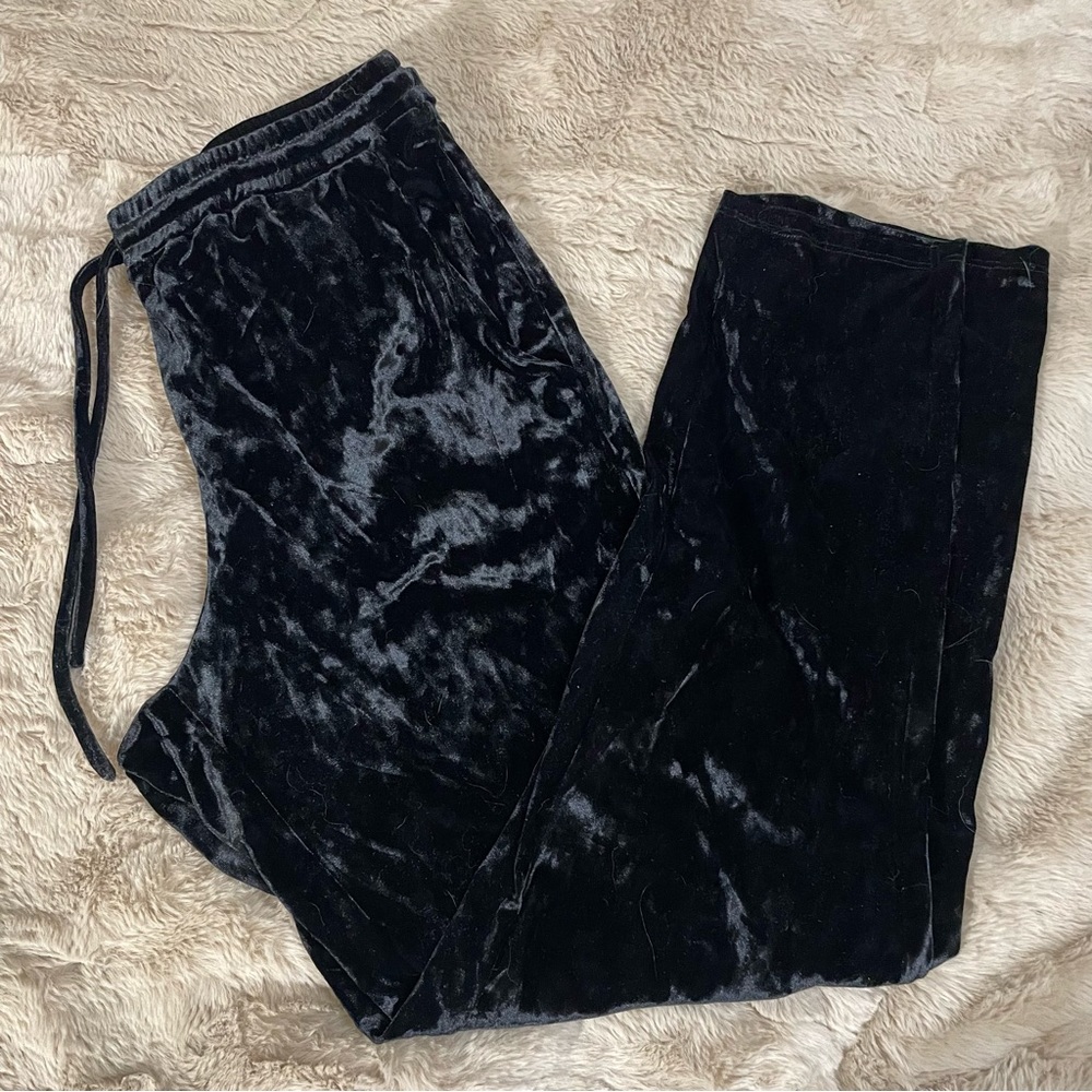 BCBG generation velvet jogger pants size medium